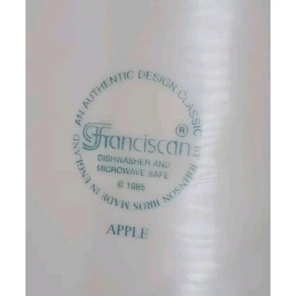 Johnson Bros Franciscan Apple Pattern 14